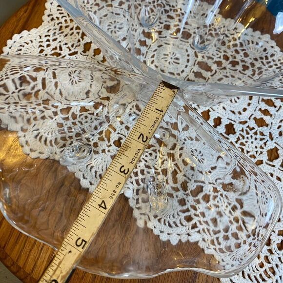 Clam shell buffet side dish 12.6oz Carlisle 33907 clear SAN plastic Commercial 2 - Picture 13 of 14